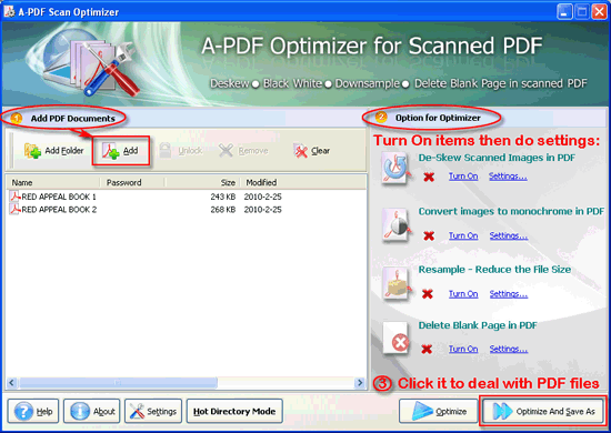 a-pdf scan optimizer